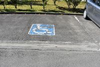 Parking space for the physically challenged